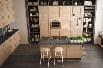 extra cabinets storage  space saving kitchen 
