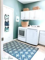 blue patterned rug
