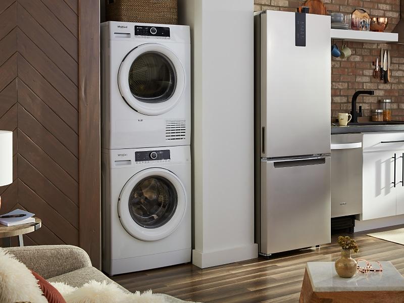 stack of washer and dryer vertically