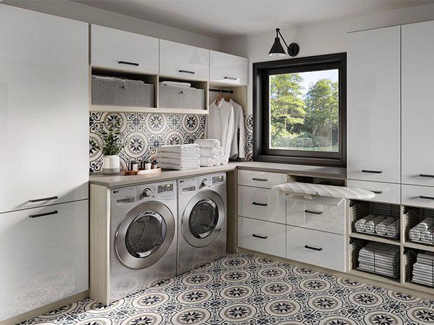 adding cabinets in laundry 