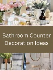 bathroom counter decoration ideas