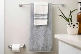 hanging towels on hook